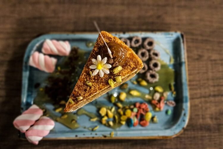 Jordanian Semolina Cake with Orange Blossom Syrup