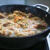 Jordanian Upside Down Rice with Chicken and Eggplant
