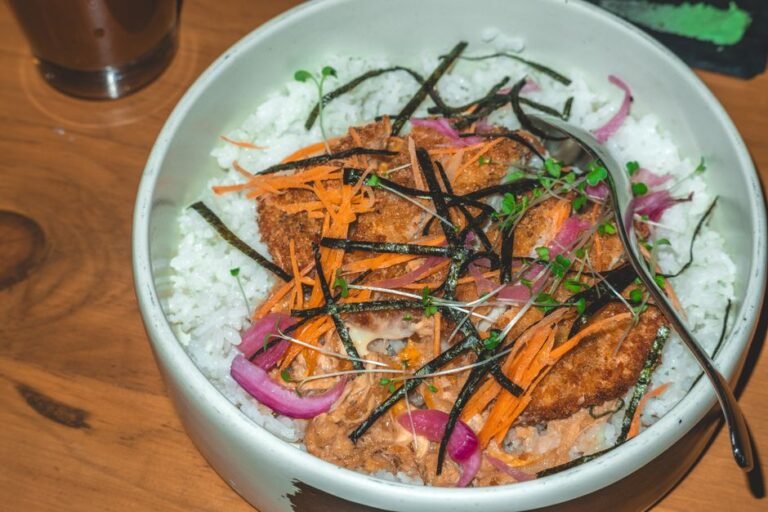 Kakiage Vegetable Tempura Bowl
