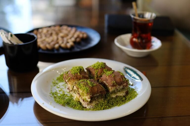 Kashmiri Pink Salt Tea with Pistachios