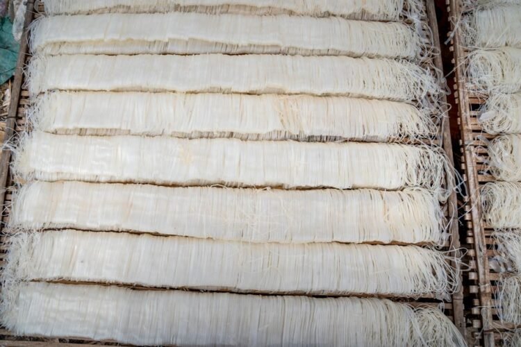 Kerala Steamed Rice Noodles in Sweet Coconut Milk