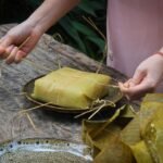 Kerala-Style Pan-Roasted Pearl Spot Fish in Banana Leaf