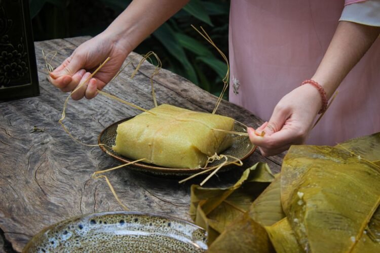 Kerala-Style Pan-Roasted Pearl Spot Fish in Banana Leaf