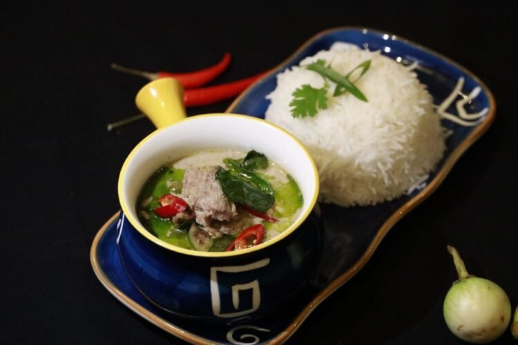 Khmer Red Curry with Beef and Eggplant
