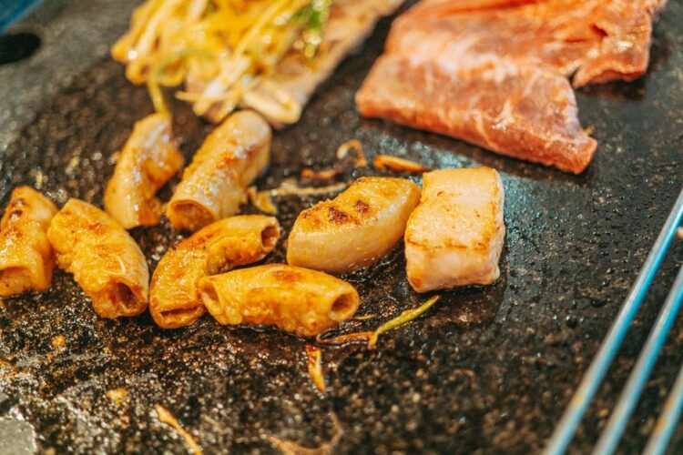 Korean Grilled Beef Small Intestines
