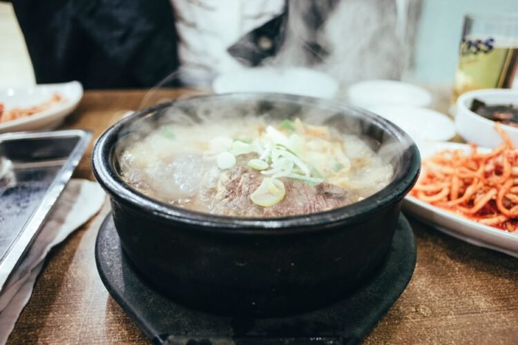 Korean Milky Ox Bone Soup