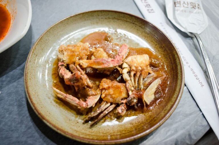Korean Soy-Marinated Crab