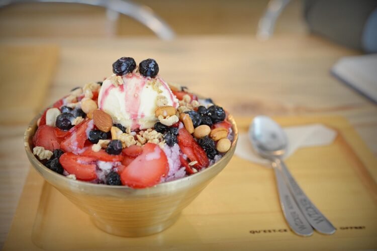 Korean Strawberry Shaved Ice