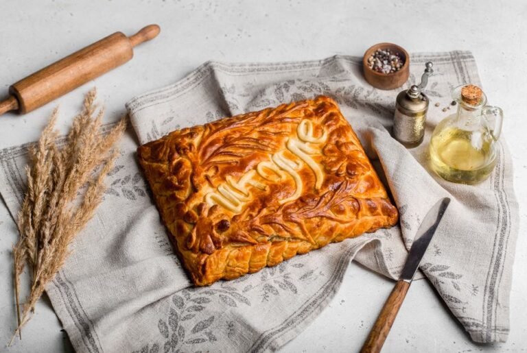 Kulebyaka Russian Salmon Pie
