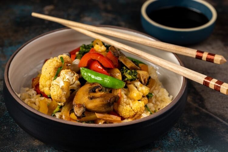 Kung Pao Cauliflower Vegan