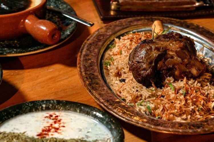 Kuwaiti Spiced Lamb and Saffron Rice