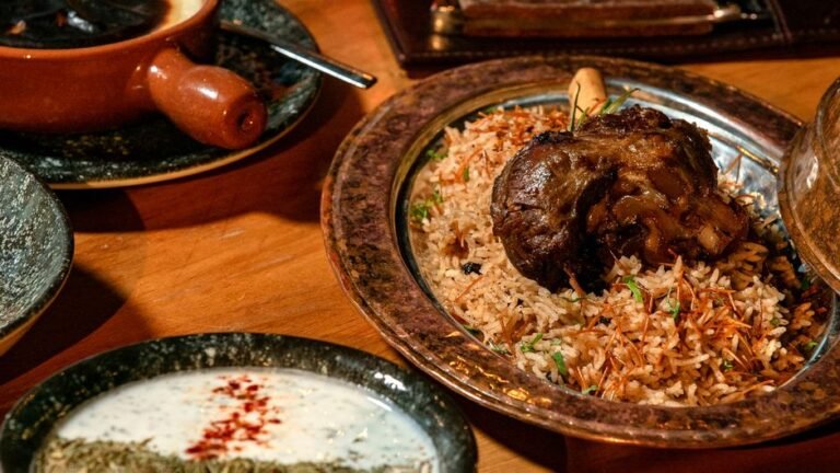 Kuwaiti Spiced Lamb and Saffron Rice