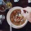 Lamongan-Style Chicken Soup with Turmeric Broth and Bean Curd Sheets