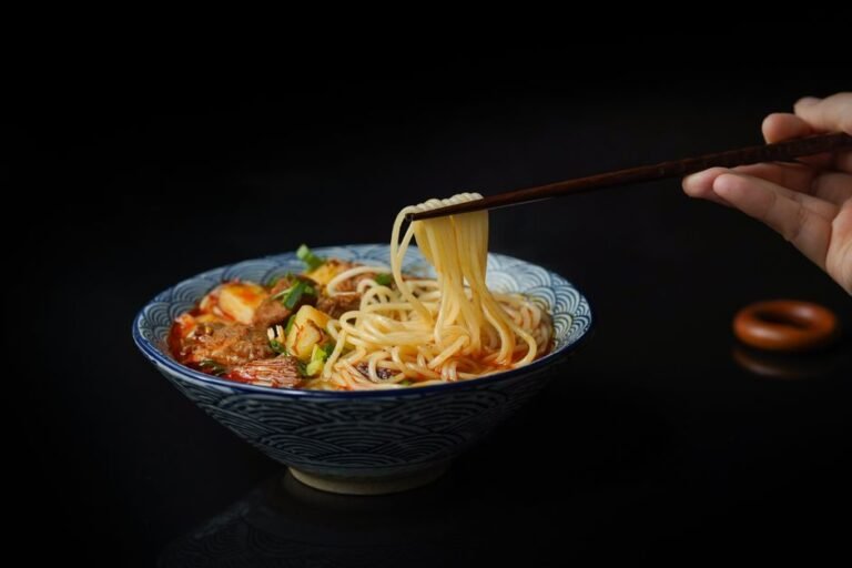Lao Hand-Pulled Rice Noodle Soup