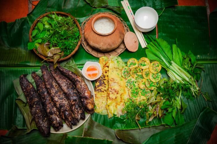Lao-Style Grilled Fish in Banana Leaves