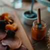 Lapland Dried Reindeer with Cloudberry Compote and Brown Cheese