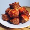 Liberian Cassava Dumplings with Spicy Pepper Sauce