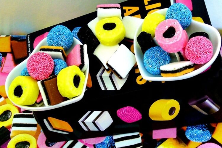 Licorice Egg White Candy