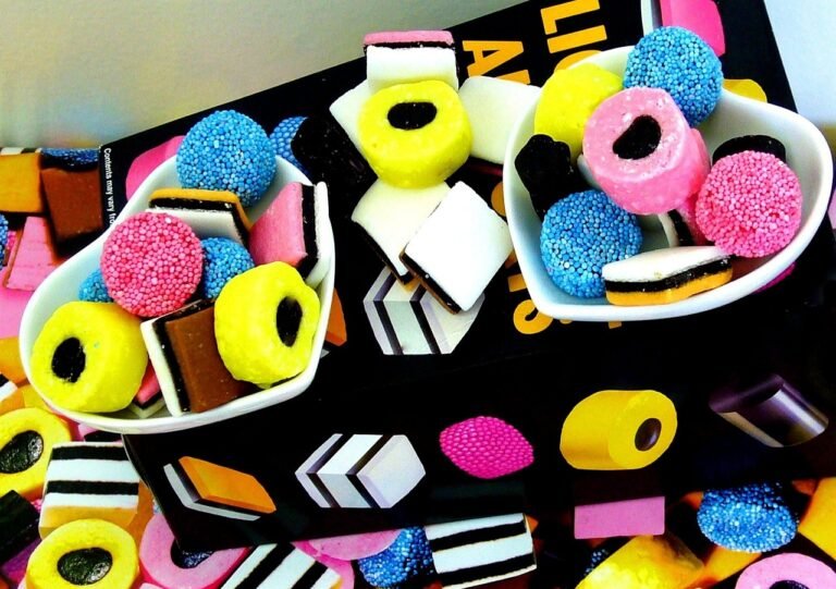 Licorice Egg White Candy