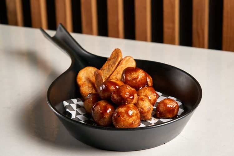 Macedonian Pan-Fried Meatballs with Paprika and Grated Onion