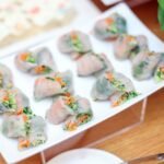 Malaysian Fresh Spring Rolls with Jicama and Peanut Filling