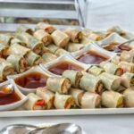 Malaysian Steamed Rice Noodle Rolls with Shrimp and Sweet Soy Sauce