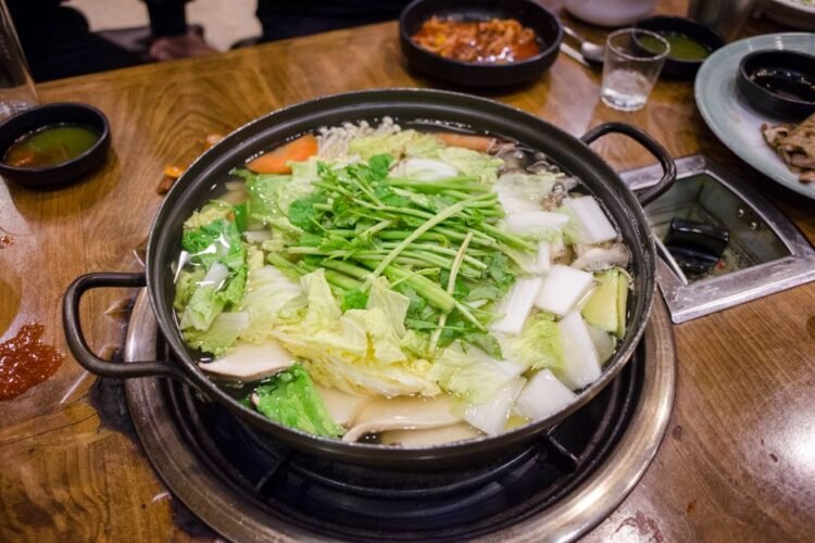 Malaysian Stuffed Tofu with Fish Paste in Clear Broth