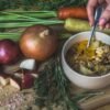 Malian Sweet Potato and Collard Greens Groundnut Stew