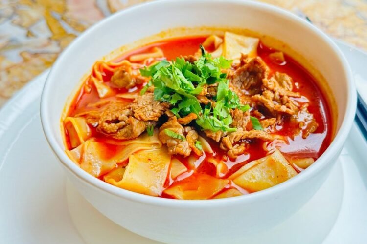 Mongolian Lamb and Hand-Pulled Noodle Soup