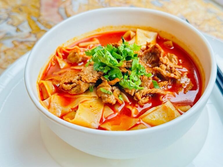 Mongolian Lamb and Hand-Pulled Noodle Soup