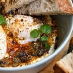 Moroccan Kefta Meatballs in Spiced Tomato Sauce with Eggs
