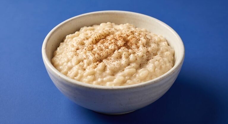 Moroccan Orange Blossom Rice Pudding
