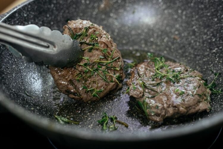Moroccan Pan-Seared Kefta with Chermoula Herb Marinade