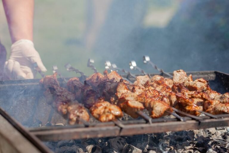 Mozambican Beef Espetada Skewers with Garlic and Bay Leaf