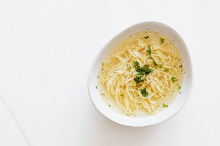 Mozambican Chicken and Vermicelli Soup