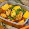 Mozambican Chicken Stew with Palm Oil and Peanuts