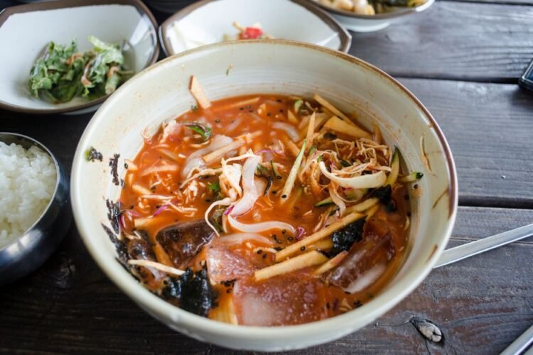 Mul Naengmyeon Chilled Korean Noodle Broth