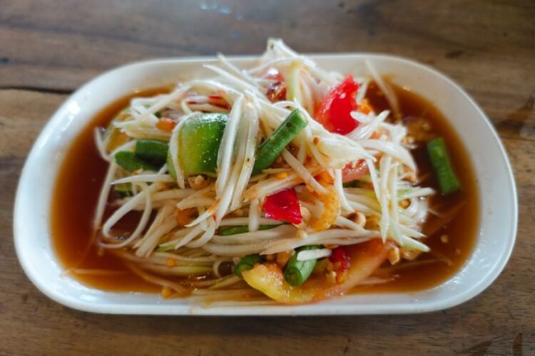 Myanmar Sour Green Mango Salad