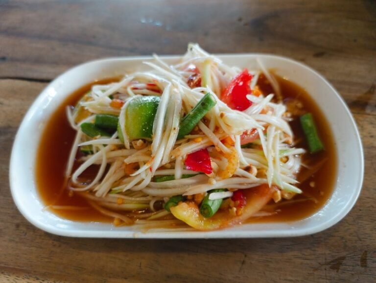 Myanmar Sour Green Mango Salad