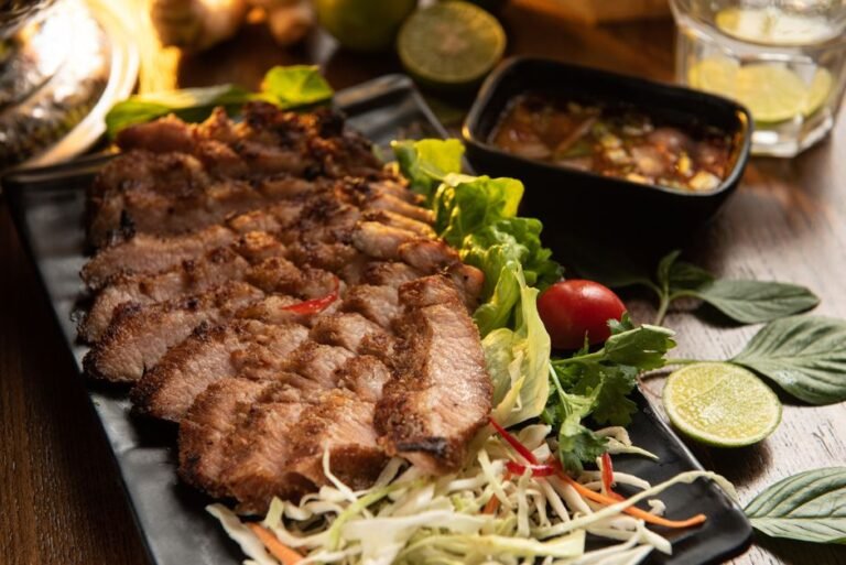 Nam Tok Pork Grilled Salad