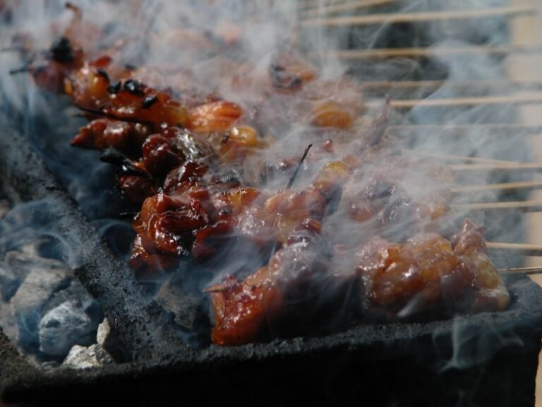 Nepalese Charcoal-Grilled Spiced Meat Skewers