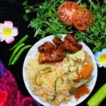 Nepali Sel Roti Fried Rice Ring