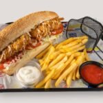 New Orleans Fried Oyster Po Boy Sandwich