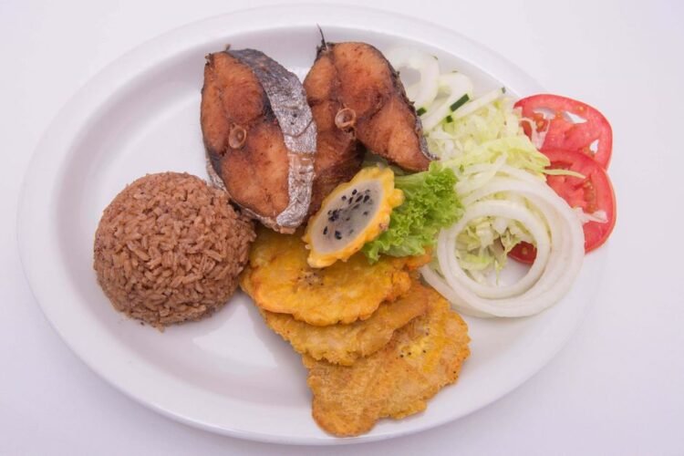 Nicaraguan Plantain Fritters with Cabbage Slaw and Fresh Cheese
