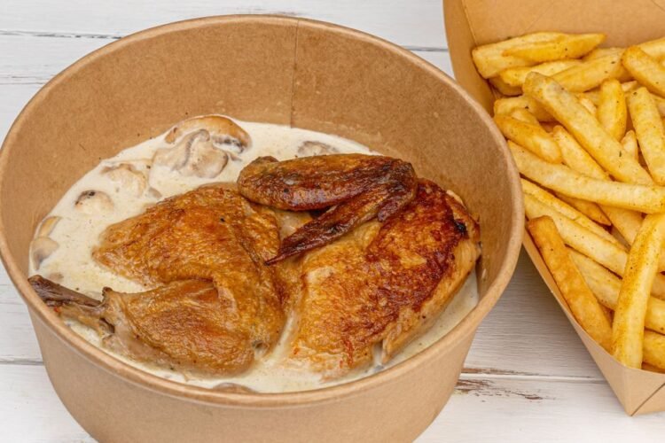 Normandy-Style Chicken Escalope with Apple and Calvados Cream Sauce