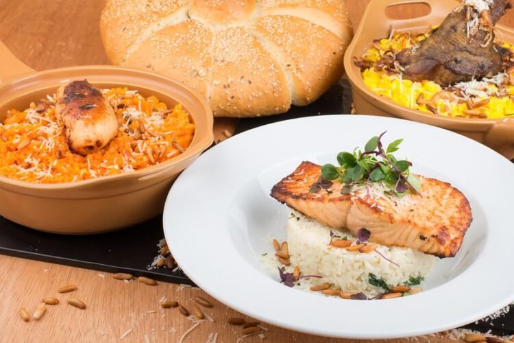 Omani Grilled Kingfish over Saffron Spiced Rice