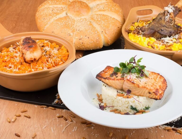 Omani Grilled Kingfish over Saffron Spiced Rice