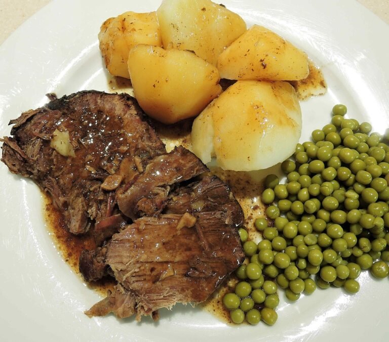 Pakistani Slow-Cooked Lamb Pot Roast with Saffron