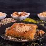 Palestinian Nablus-Style Cheese Knafeh with Orange Blossom Syrup