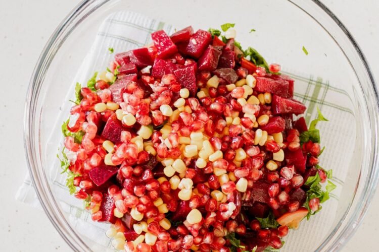 Panamanian Christmas Eve Beet and Fruit Salad